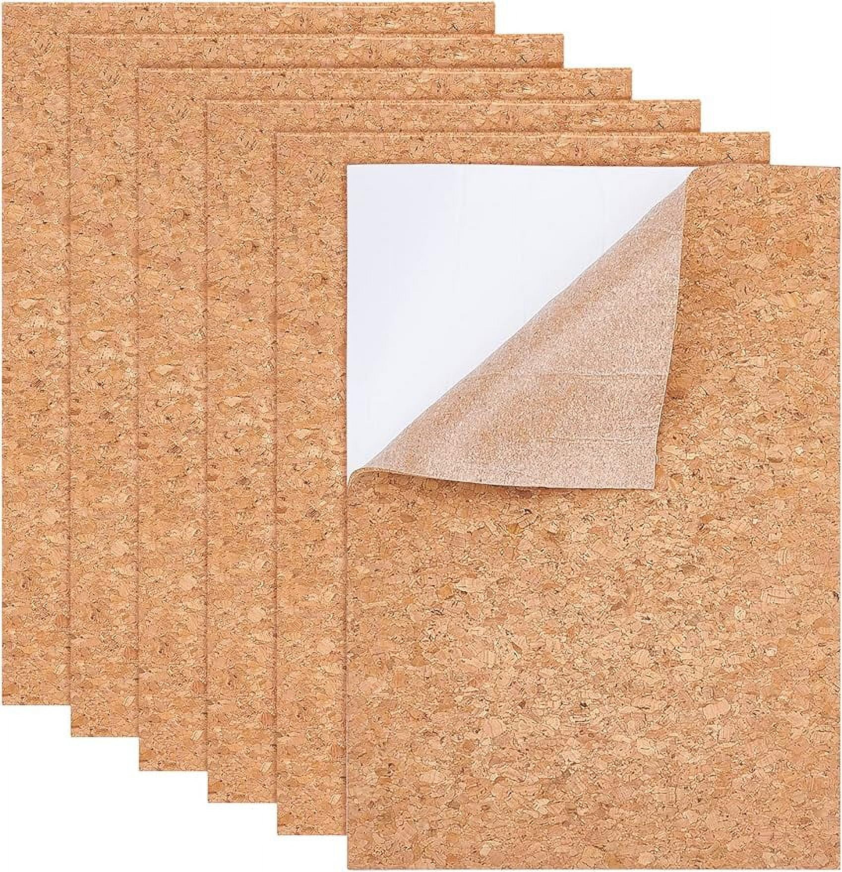 1ROLL Self-Adhesive Cork Roll 1 mm Thick Cork Mat with Strong Adhesive-Backed, Size: 150 mm x 1 mm, Brown