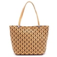 thumbnail image 1 of Cork Shoulder Bag Tote women handbags purse geometric Vegan organic sustainable Eco friendly gift plant based ethically produced, 1 of 6