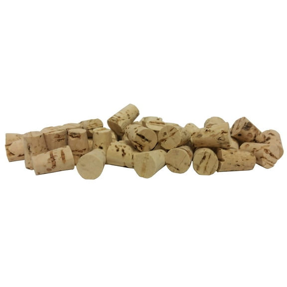 GSC International CS-XXX-100 Cork Stoppers, Size 000. Pack of 100.