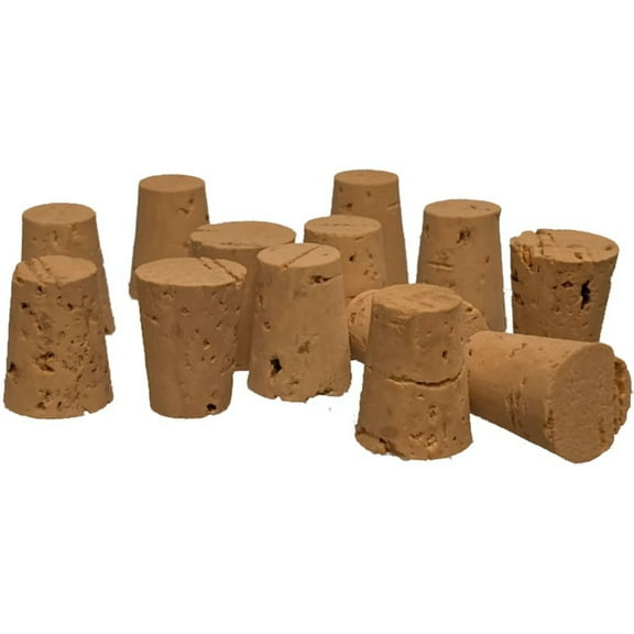 Cork Stoppers, Size 3, XXX Quality, Karter Scientific 18A4 (Pack 25)