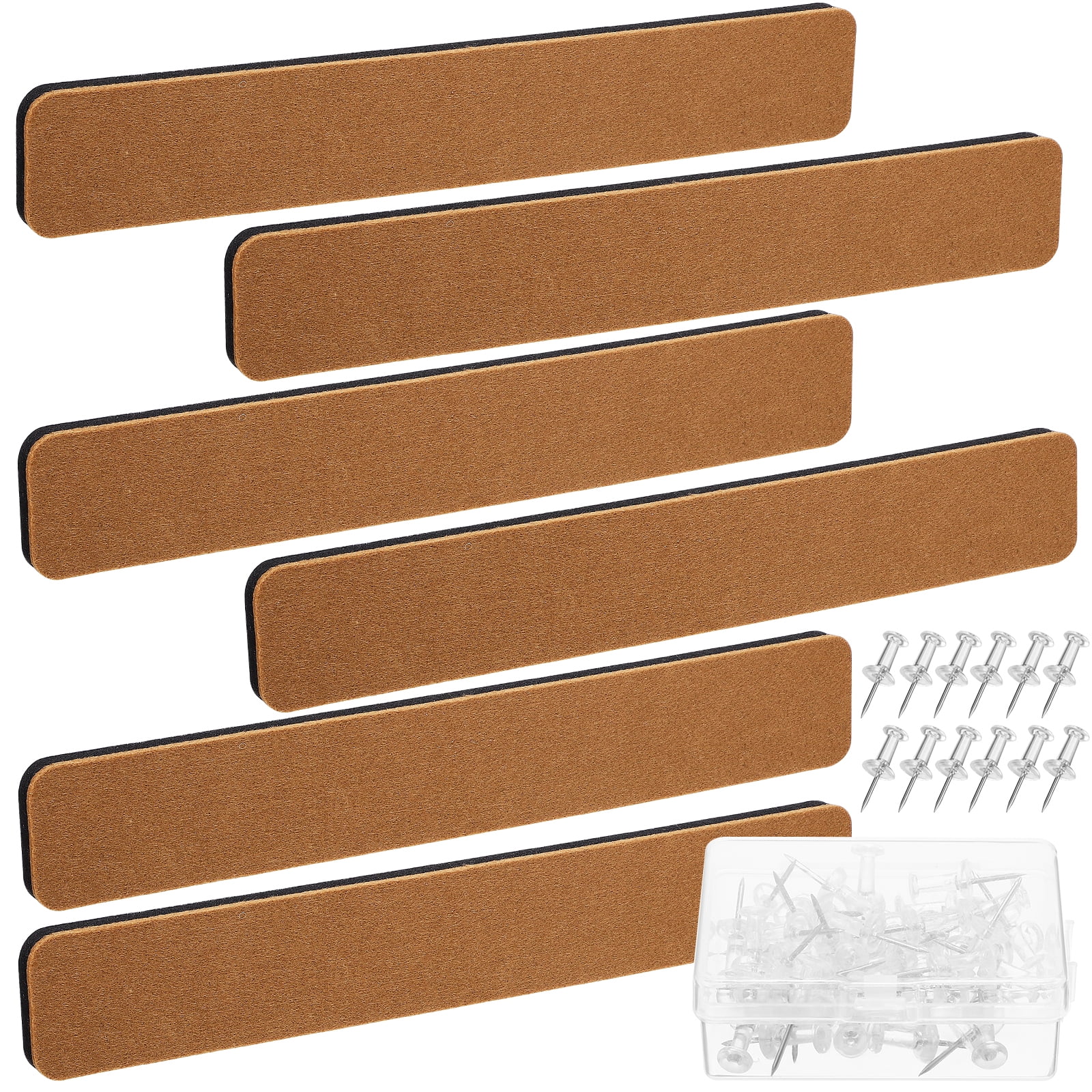 Eease 6pcs Cork Board Strips for Notices, Memos, Photos