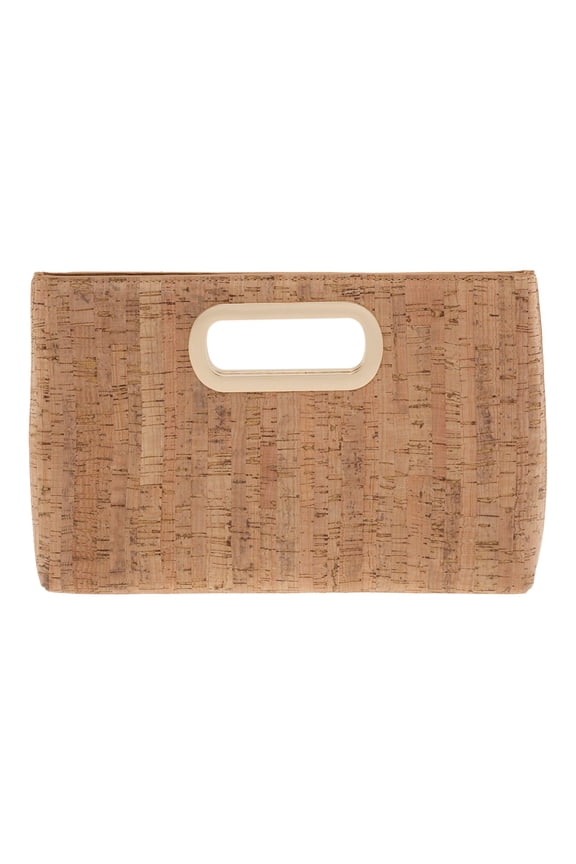 Cork Top Handle Clutch