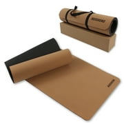 Cork Yoga Mat Cork Resists Germs and Odor Non-Toxic TPE Rubber Backing for Hot Yoga, Pilates,Yoga