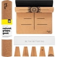 thumbnail image 1 of Cork Yoga Mat – Non-Slip, Extra-Thick Grip with Alignment Lines, Mini 72" x 24" x 0.17", Dreamer Color, 1 of 7