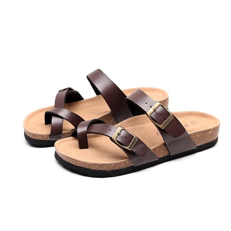 Cork slippers for Womens and Mens to wear in summer, fashionable - Main Image