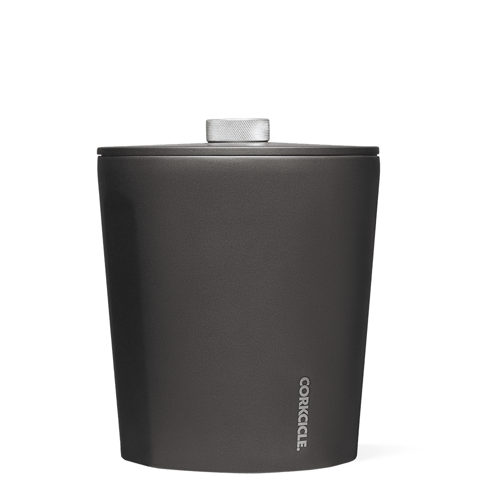 Corkcicle 110 oz Insulated Ice Bucket With Lid, Stainless Steel