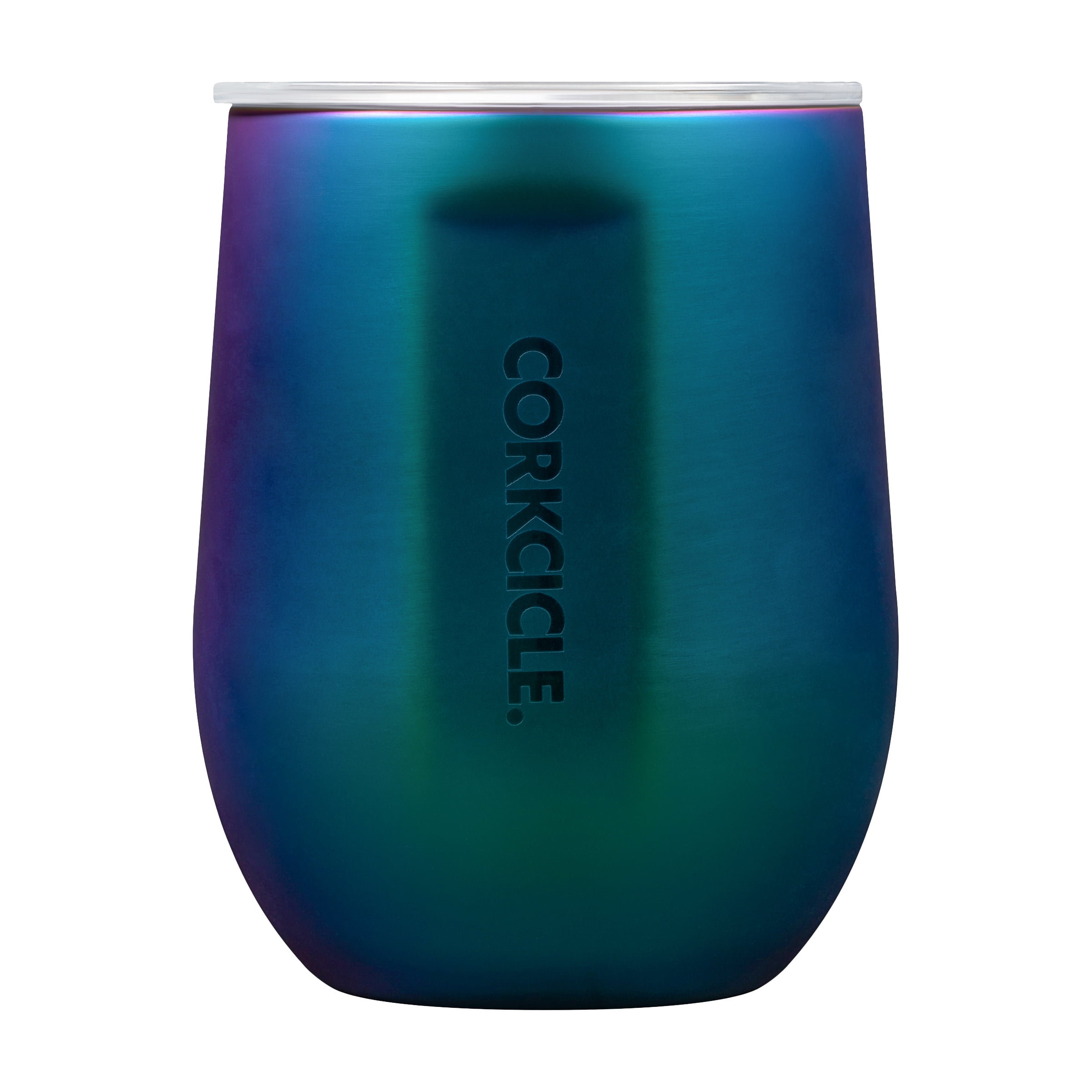 Corkcicle 12 oz Stemless Wine Glass, Triple Insulated Stainless