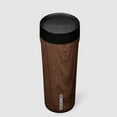 thumbnail image 1 of Corkcicle 17 oz Commuter Cup, Tumbler, Stainless Steel, Spill-Proof, Triple Insulated, Water Bottle, Walnut Wood, 1 of 6