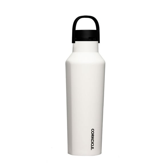 Corkcicle 20 oz Sport Canteen, Stainless Steel, Triple Insulated, Spill-Proof, Water Bottle, Dune, Quick Sip Lid