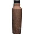 thumbnail image 1 of Corkcicle Luxe 20 Oz Sport Canteen Stainless Steel Water Bottle, Walnut, 1 of 5