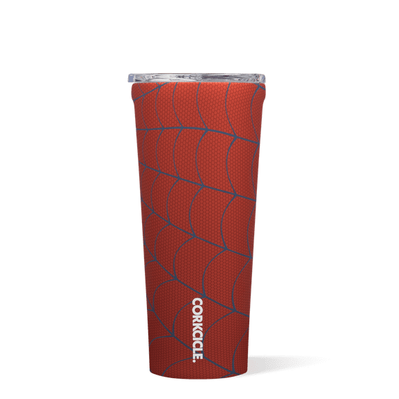 Corkcicle 24 oz Marvel Travel Tumbler, Stainless Steel, Triple Insulated, Water Bottle, Spiderman