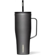 Corkcicle 30 oz Cold Cup XL, Triple Insulated, Stainless Steel, Water Bottle Tumbler with Handle and Straw, Ceramic Slate