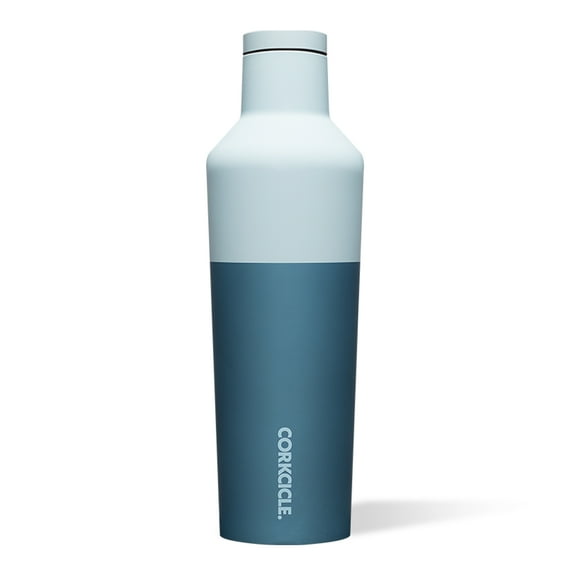 Corkcicle Classic 16 Oz Canteen Stainless Steel Water Bottle, Glacier Blue