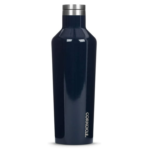 Corkcicle Classic 16 Oz Canteen Stainless Steel Water Bottle, Gloss Navy