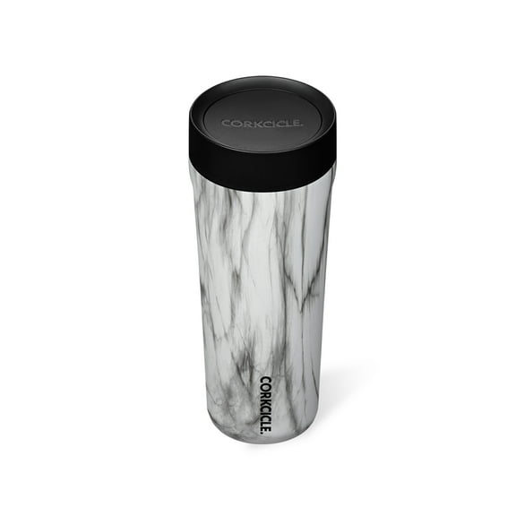 Corkcicle Commuter Cup 17 Ounce Insulated Spill Proof Travel Mug, Snowdrift