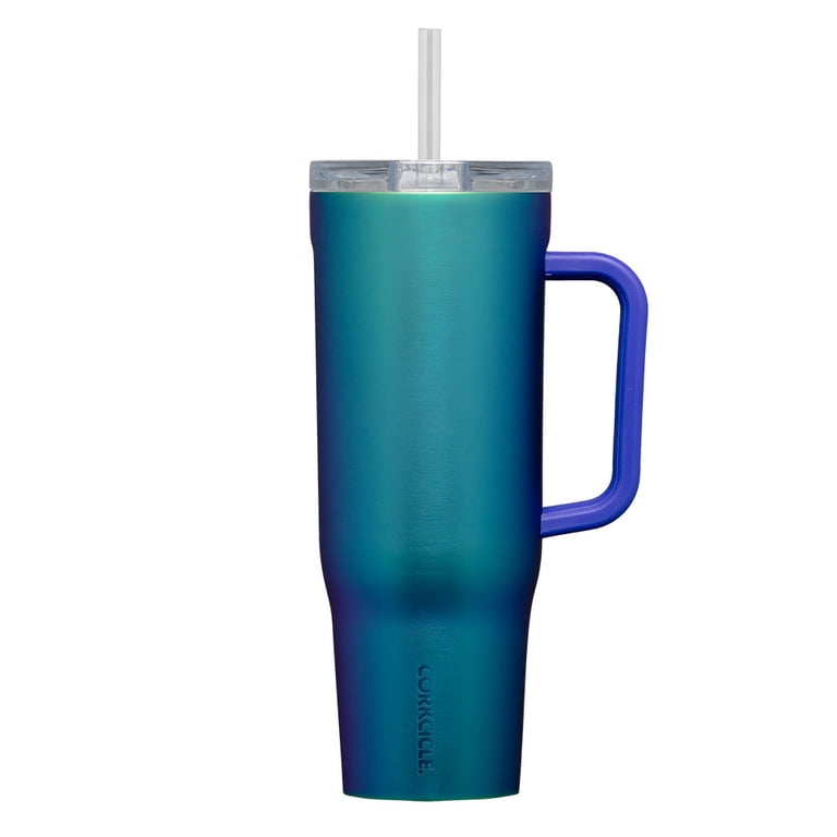 Corkcicle, Cruiser Insulated Tumbler, 40 oz, Handle and Straw