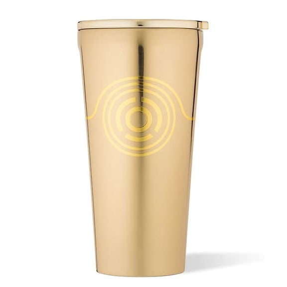 Corkcicle Disney Star Wars 16 Oz Stainless Steel Travel Tumbler, C-3PO