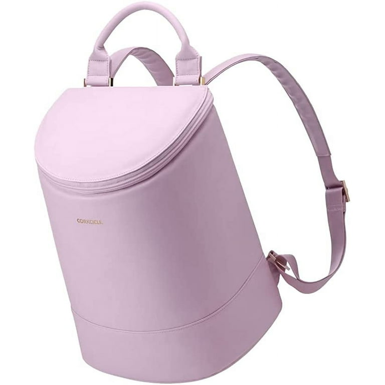 Corkcicle Eola Insulated Soft Cooler, Bucket Bag, Vegan Leather, Rose  Quartz 