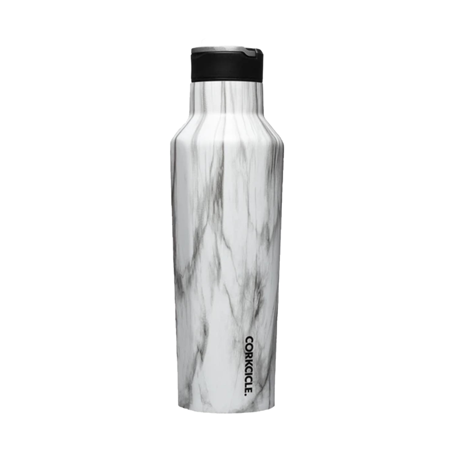 Corkcicle Luxe 20 Oz Sport Canteen Stainless Steel Water Bottle, Snowdrift