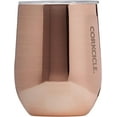 thumbnail image 1 of Corkcicle Stemless Insulated Wine Glass Tumbler, Copper, 12 oz – Stainless Steel Stemless Wine Glass Keeps Beverages Cold for 6 Hours, Hot for 3 Hours – Non-Slip, Easy-Grip Insulated Cup, 1 of 5