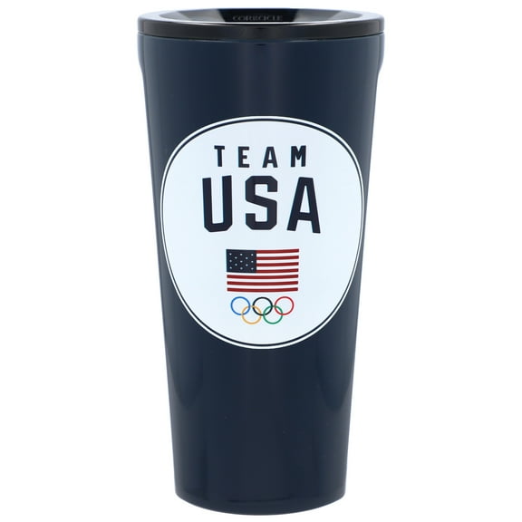 Corkcicle Team USA 16oz. Circle Badge Stainless Steel Tumbler