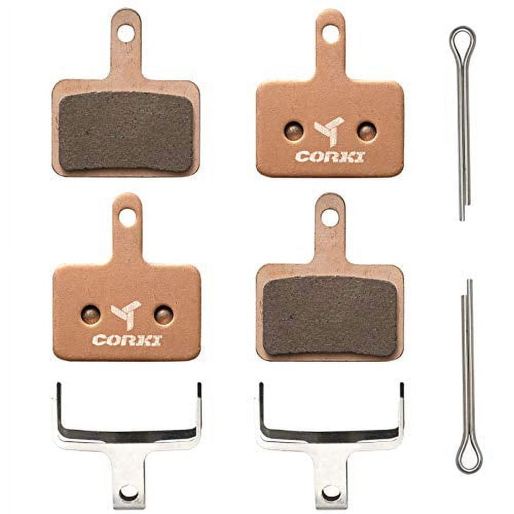 Corki Cycles 2 Pairs Copper Based Disc Brake Pads for TRP Tektro