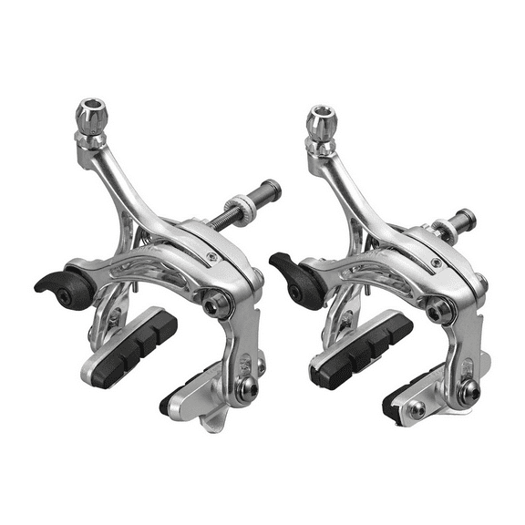 Corki Cycles Front and Rear Brake Caliper Set Black/Silver