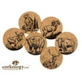 thumbnail image 1 of Corkology  Large Mammals Cork Coaster Sets, 1 of 2