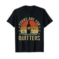 thumbnail image 1 of Corks Are For Quitters Wine Liquor Lover Funny Drinking Team Men Vintage Casual T-Shirt, 1 of 5