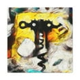 thumbnail image 1 of Corkscrew Expressionism Abstract - Canvas, 1 of 10