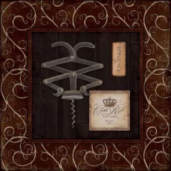 Corkscrew I Canvas Art - Stephanie Marrott (24 x 24)