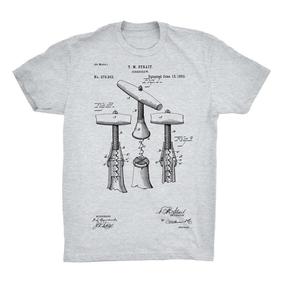 Corkscrew Patent 100% Cotton Premium T-Shirt
