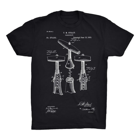 Corkscrew Patent 100% Cotton Premium T-Shirt