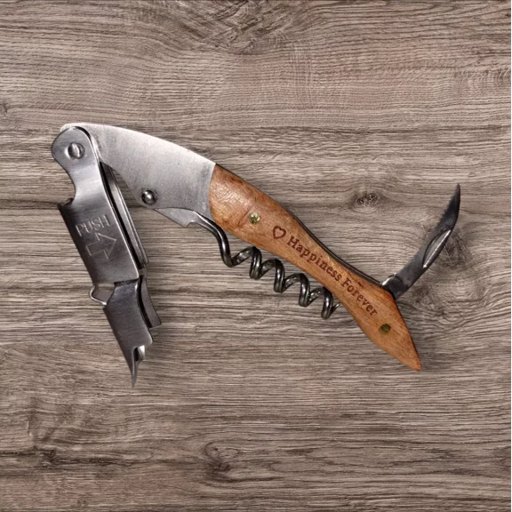 Corkscrew Premium Wine Eversee 4-1 Wine Bottle Opener Sealed Durable Rosewood