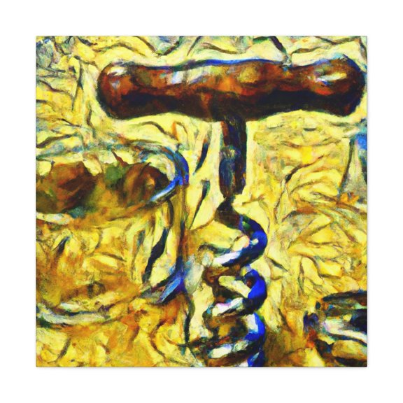 Corkscrew in Impasto - Canvas
