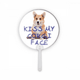 thumbnail image 1 of Corky Dog Wales Specialty Plastic Round Handheld Fan Decorations Craft, 1 of 2