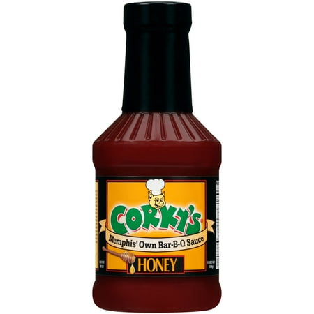 Corky's Memphis Style Honey Flavored Bar-B-Q Sauce, 18 oz