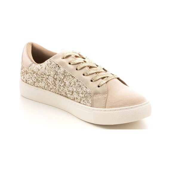 Corkys Boutique Womens Dazzle Glitter Fashion Sneaker (10, Gold)