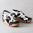 thumbnail image 1 of Corkys Cow Print Pasture Sandals, 1 of 5