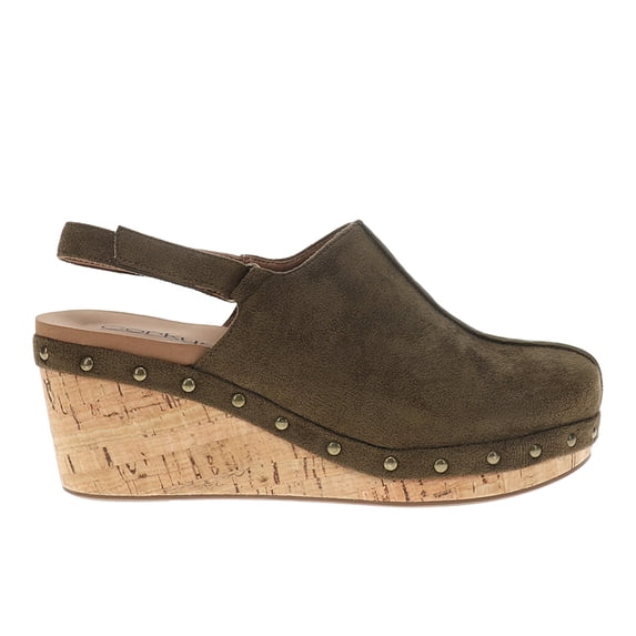 Corkys Womens Make Em Blush Studded Clogs Dress Casual Shoes