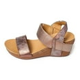 thumbnail image 1 of Corkys Women's Brandy Brushed Bronze Wedge Sandals, 1 of 3