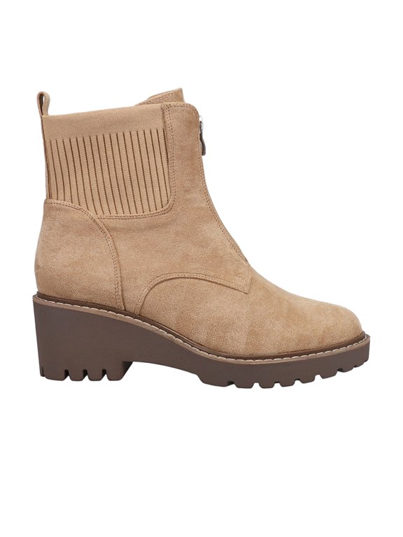 Corkys Womens Boo Round Toe Chelsea Ankle Boots