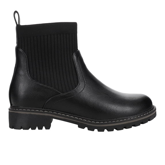Corkys Womens Cabin Fever Round Toe Chelsea Ankle Boots