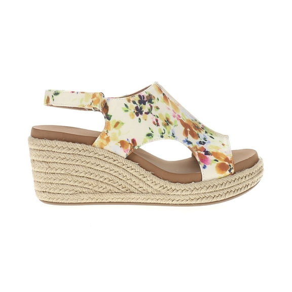 Corkys Womens Carley Floral Slingback Espadrille Wedge  Casual Shoes