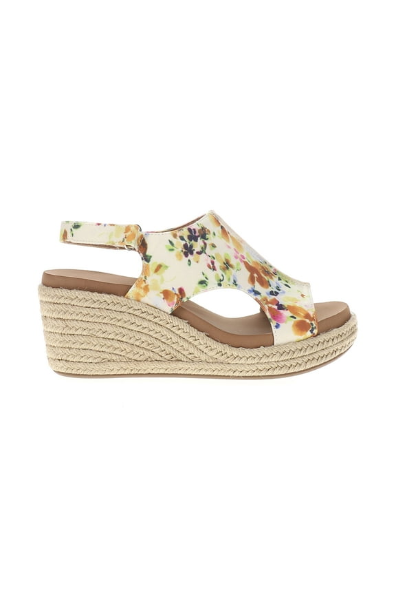 Corkys Womens Carley Floral Slingback Espadrille Wedge  Casual Shoes