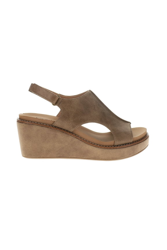 Corkys Womens Carley Slingback Wedge Casual Shoes