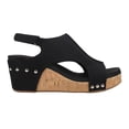 thumbnail image 1 of Corkys Womens Carley Studded Slingback Wedge  Casual Shoes, 1 of 5