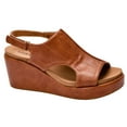 thumbnail image 1 of Corkys Womens Carley Too Wedge Heel Sandal (6, Bourbon), 1 of 1