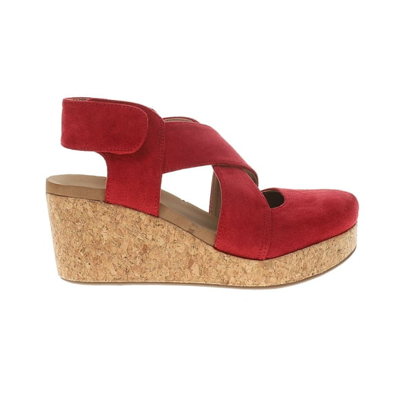 Corkys Womens Case Closed Wedge  Casual Shoes