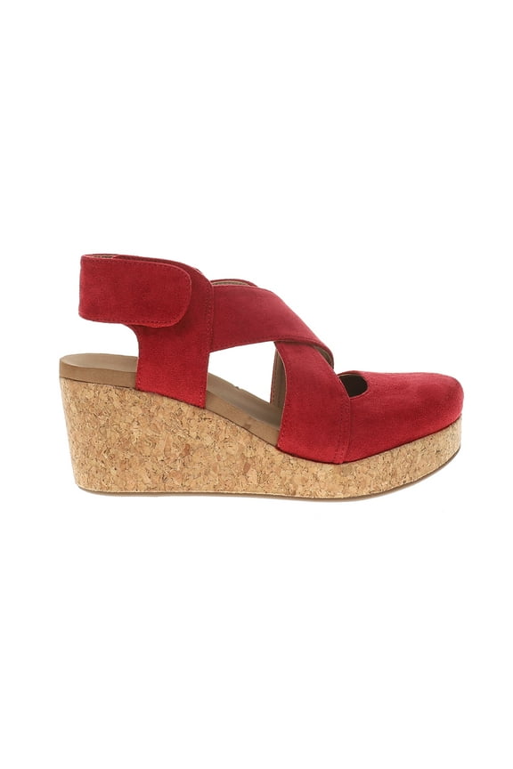 Corkys Womens Case Closed Wedge Casual Shoes
